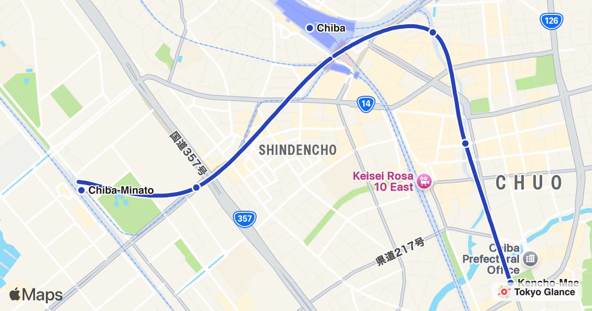 지바 모노레일 1호선