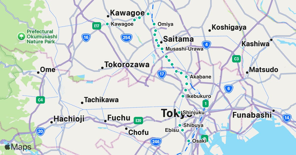 Saikyo-Kawagoe Line