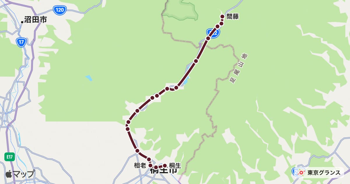 わたらせ渓谷線