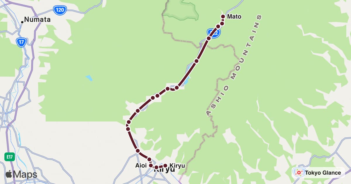 Watarase Keikoku Line