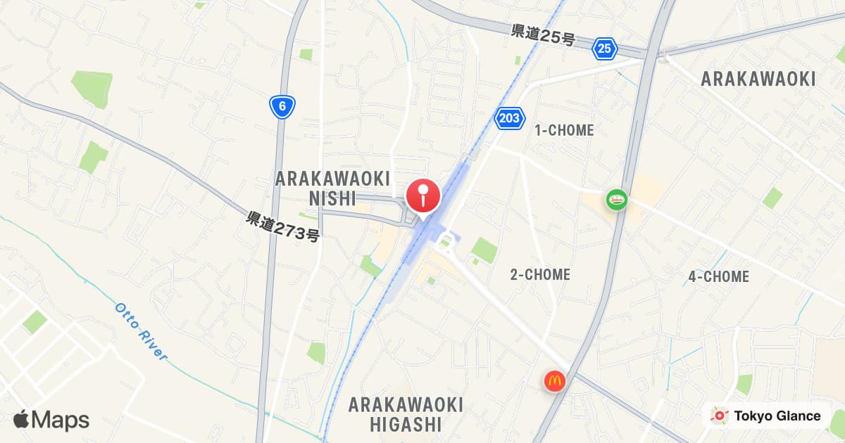 Arakawaoki Station
