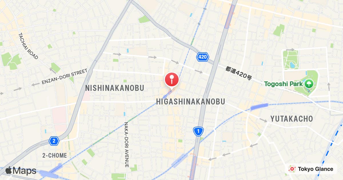 Ebara-nakanobu Station