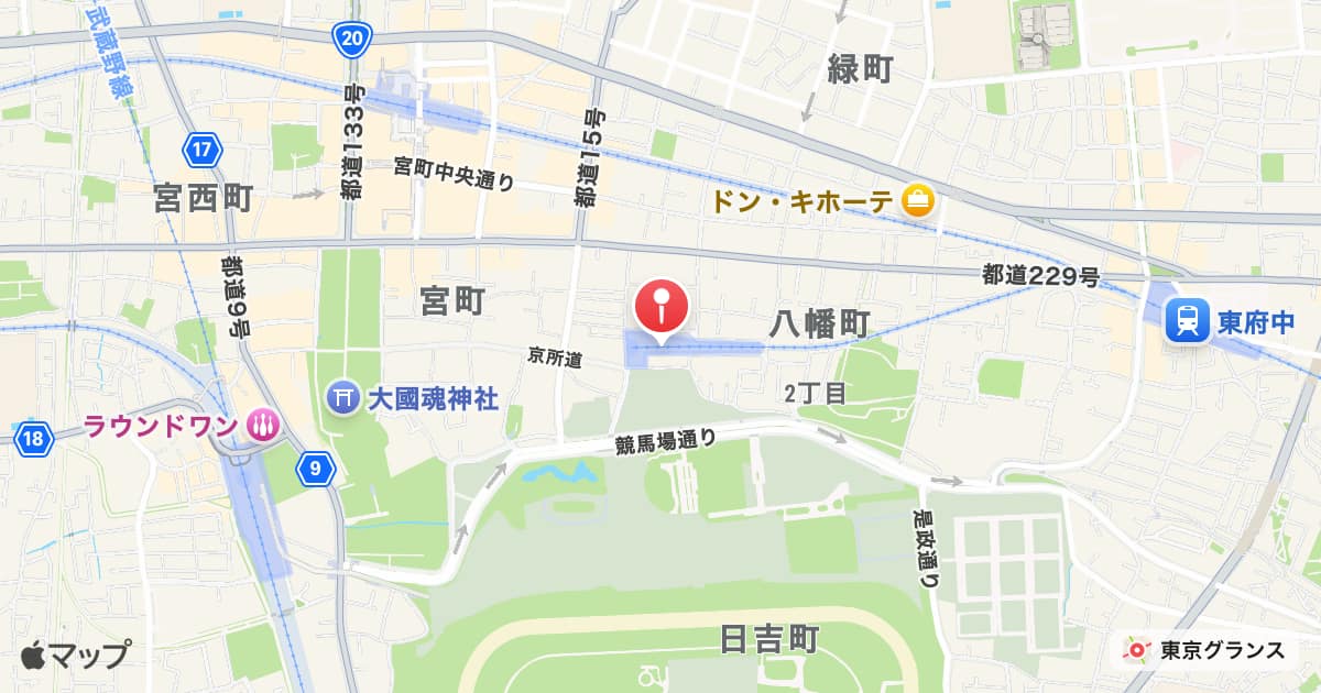 府中競馬正門前駅