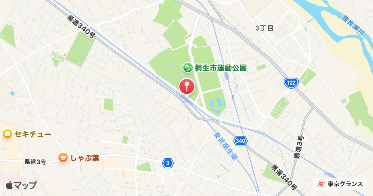 桐生球場前駅