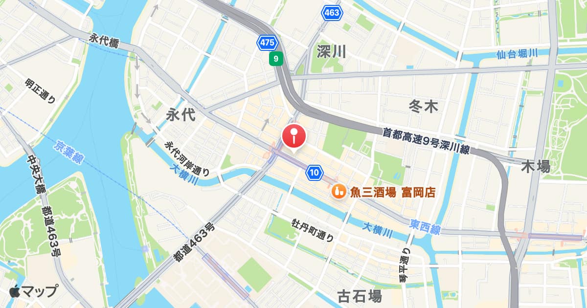 門前仲町駅